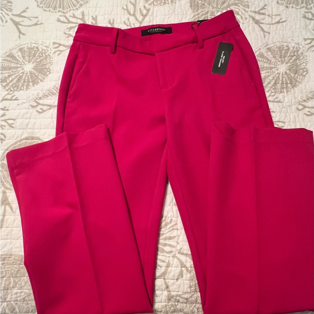 Liverpool Women's Straight Leg Pants - Vibrant Pink